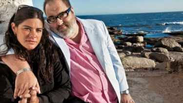 Sara Stewart Brown y Jorge Lanata. 