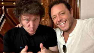 Demian Reidel dijo que su apoyo al presidente y su gestión "es absoluto e inquebrantable". Foto: redes.