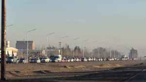 Video | Múltiples choques generaron demoras en la Ruta 7 y atrasaron la audiencia por la estafa con planes sociales