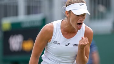 Solana Sierra buscará alcanzar los cuartos de final en la Catedral del tenis. 