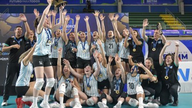 ¡Argentina campeón!: Las Panteras vencieron 3-1 a Brasil en la final de la Copa América de vóley