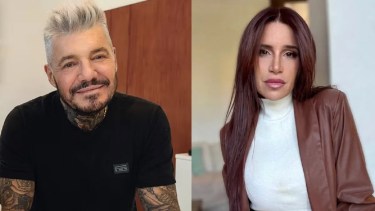 Marcelo Tinelli y Florencia Peña.