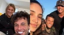 Imagen de El Pájaro Caniggia se mostró junto a su hijo Alex tras la disputa familiar: “Tres generaciones” 