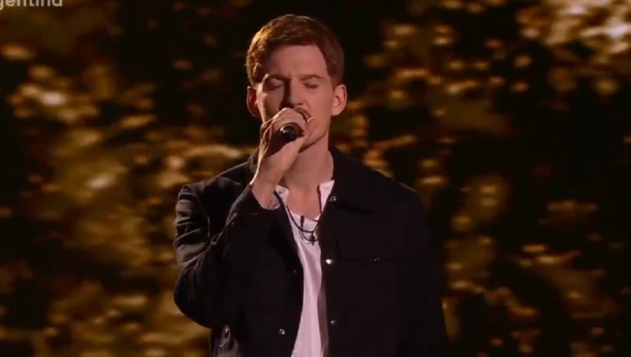 Nicolás Giménez de Bariloche en La Voz Argentina.