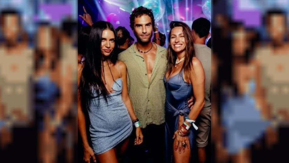 Pampita junto a Zaira Nara y Nicolás Furtado. 