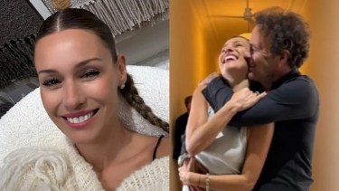 Pampita con Martín Pepa.