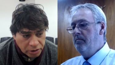 El juicio abreviado fue por Zoom. Foto Captura.