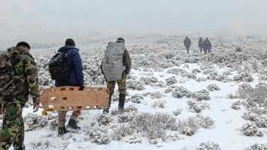 Rescataron el cuerpo del criancero que murió en el norte de Neuquén: así fue el complejo operativo