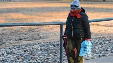 Frío polar en la Patagonia. Foto Juan Thomes.