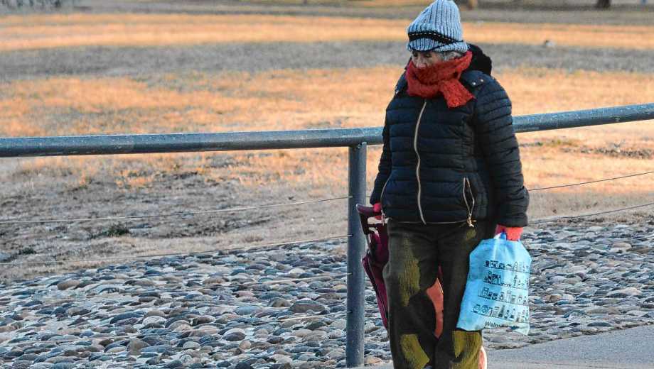 Frío polar en la Patagonia. Foto Juan Thomes.