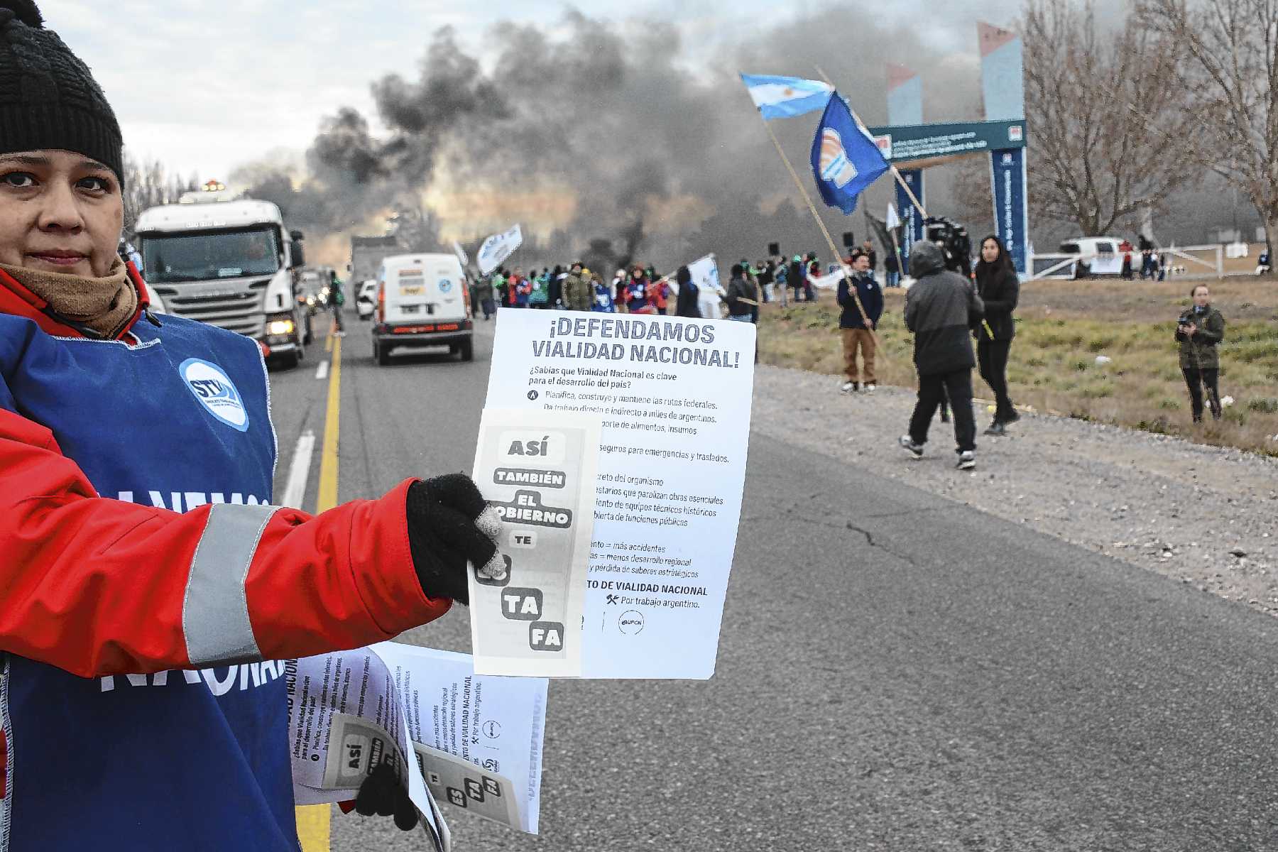 Protesta de INTA y Vialidad en Ruta 22: «Todavía hay chances que el ...