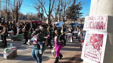 Marcharon a un año de la desaparición de Luciana Muñoz. Foto: Oscar Livera.