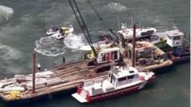 Video: el momento exacto en que la barcaza choca al velero donde murió la nieta de Cris Morena