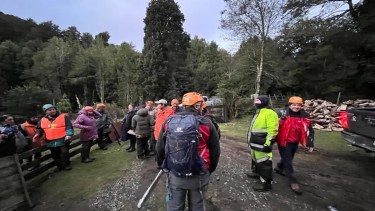El hombre habría transitado por un bosque sin sendero. Foto: gentileza