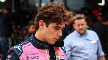 Franco Colapinto corre este viernes en la Fórmula 1.