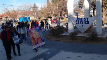 La familia de Luciana Muñoz marchó en la ronda de las Madres (gentileza)
