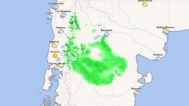 Mapa de la nieve en Neuquén y Río Negro: ¿el Alto Valle se vestirá de blanco?