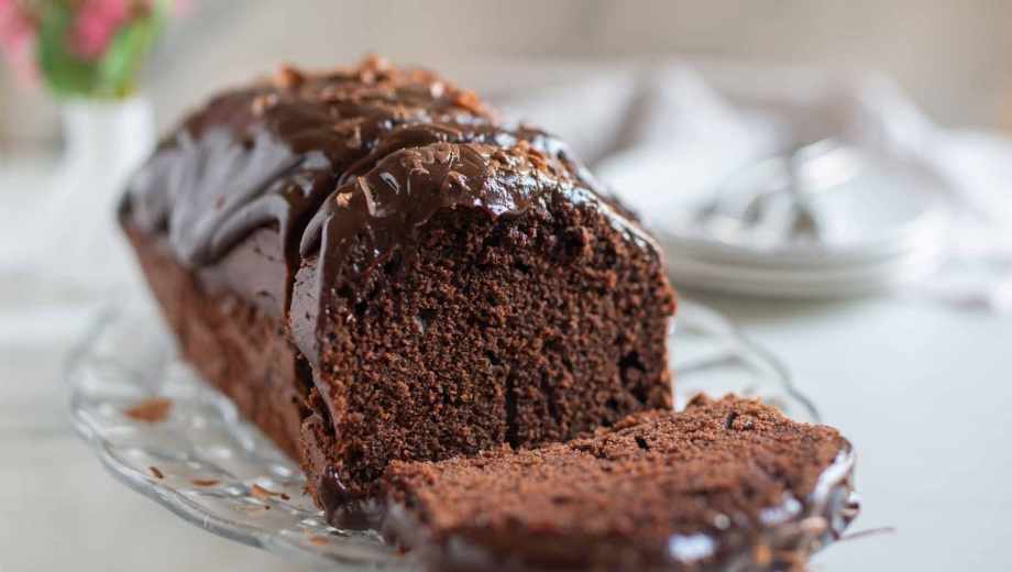 Delicioso budín de chocolate sin harina ni manteca.-