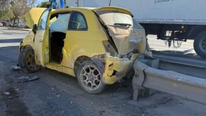 Video | Impactante choque múltiple sobre la Ruta 22 en el centro de Neuquén: cuatro personas hospitalizadas