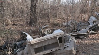 Desarmadero clandestino. Foto: municipalidad de Neuquén. 