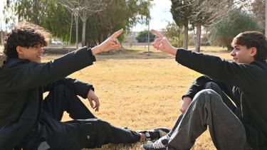 Se conocieron a los 4 años y no se separaron nunca más. (FOTOS: Florencia Salto)