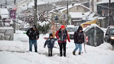 Se actualizó la alerta por nieve: cuándo empieza y hasta dónde llega en Neuquén y Río Negro