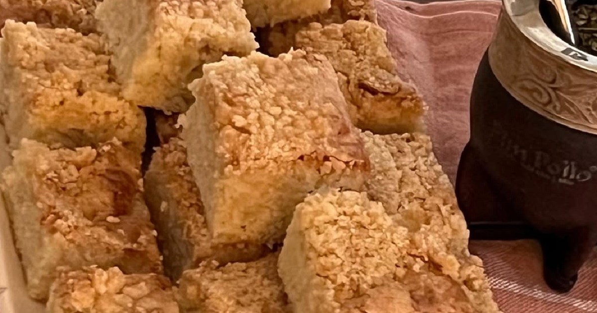 Receta de cuadrados de manzana para un desayuno compartido
