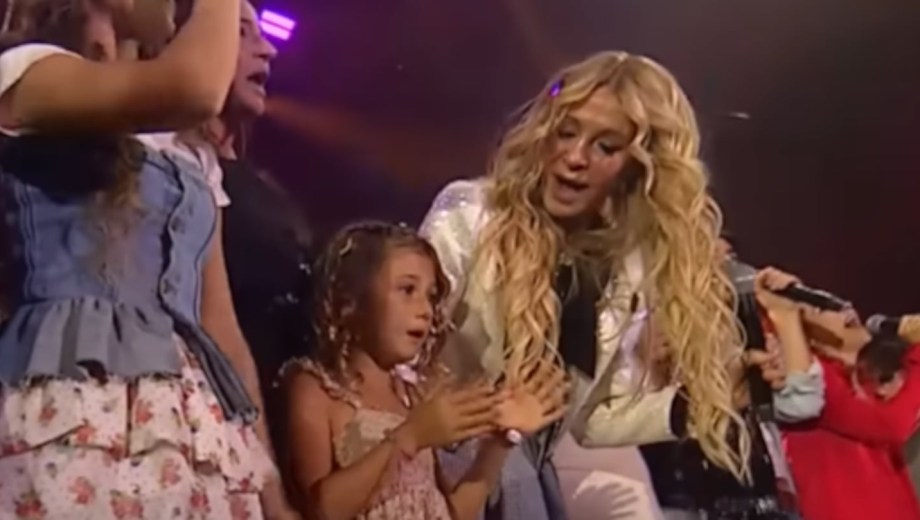 Cris Morena con Mila 