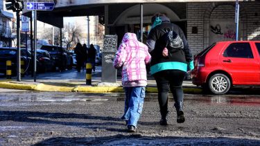 Ola polar en  Neuquén y Río Negro. Foto: Cecilia Maletti. 