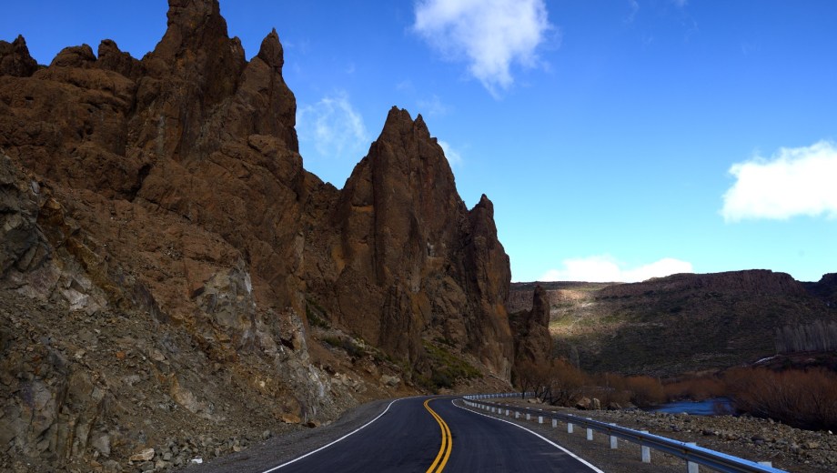 La Ruta 43 une Chos Malal con Varvarco, en el Norte Neuquino. Foto: Alejandro Carnevale.