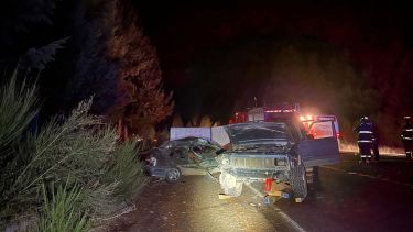 Un hombre murió en  un accidente sobre la Ruta 40. Foto: Gentileza Facebook Fm del lago Sm Andes 102.5 Mhz. 