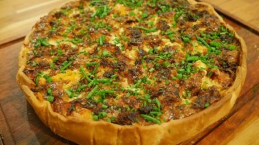 ¿Probaste la tarta de calabaza y panceta ahumada?