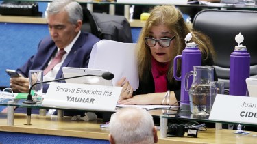 Yahuar presentó el proyecto en el recinto. Foto: Marcelo Ochoa.