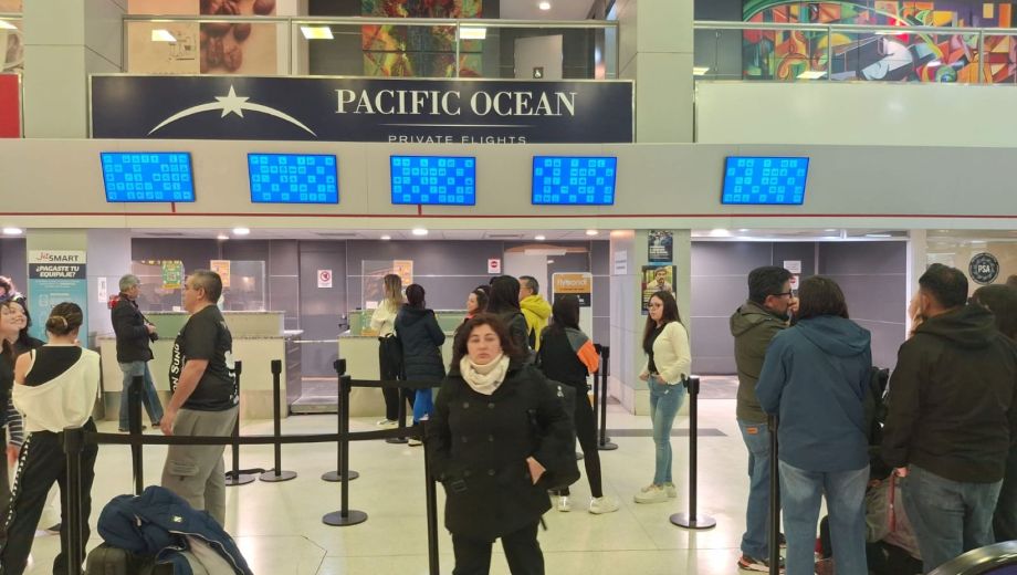 Hubo vuelos cancelados en Neuquén. Foto. Gentileza.