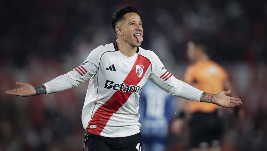 Driussi marcó el cuarto tanto de River. Foto: FOTOBAIRES.