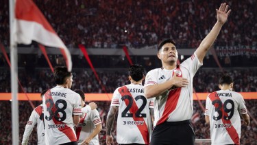 River le ganó 2-0 a San Martín de San Juan y es puntero del Torneo Clausura