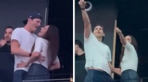 Imagen de Ashton Kutcher y Mila Kunis fueron al show de los Backstreet Boys: el video que se volvió viral