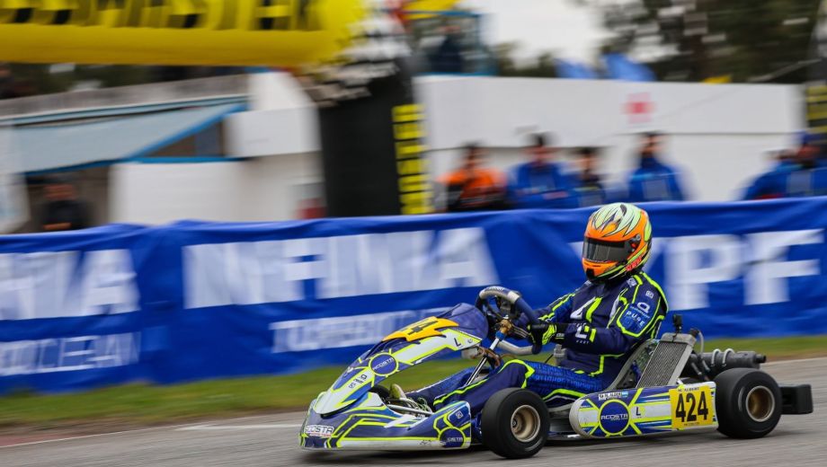 Albert llegó al cierre con una buena diferencia y aseguró el título en Río Cuarto. (Curva1Kart)