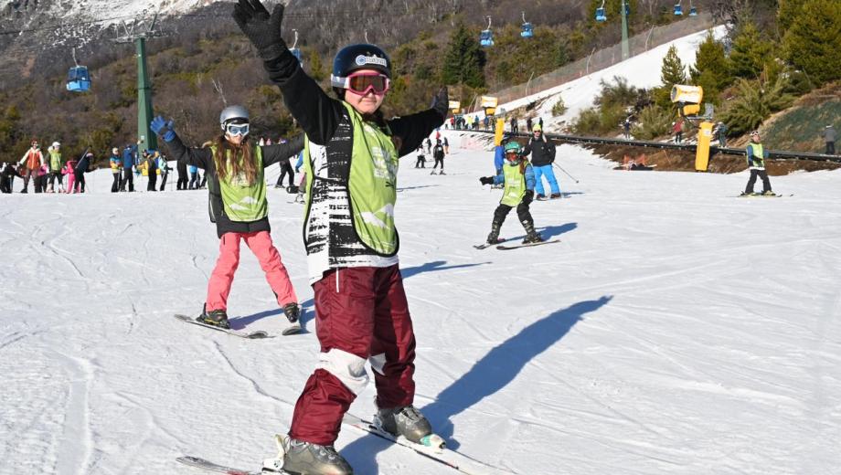 Cuatro días de montaña y esquí, el combo perfecto para los chicos. Foto: Chino Leiva