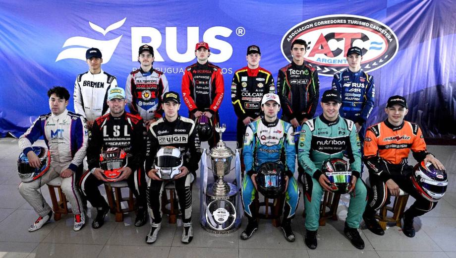 Los 12 que irán por el título en la telonera del TC. (ACTC)