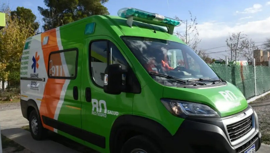 El Siarme asistió al hombre herido de arma blanca.