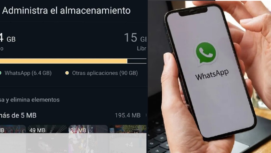 Eliminar archivos que ocupan mucho espacio en WhatsApp