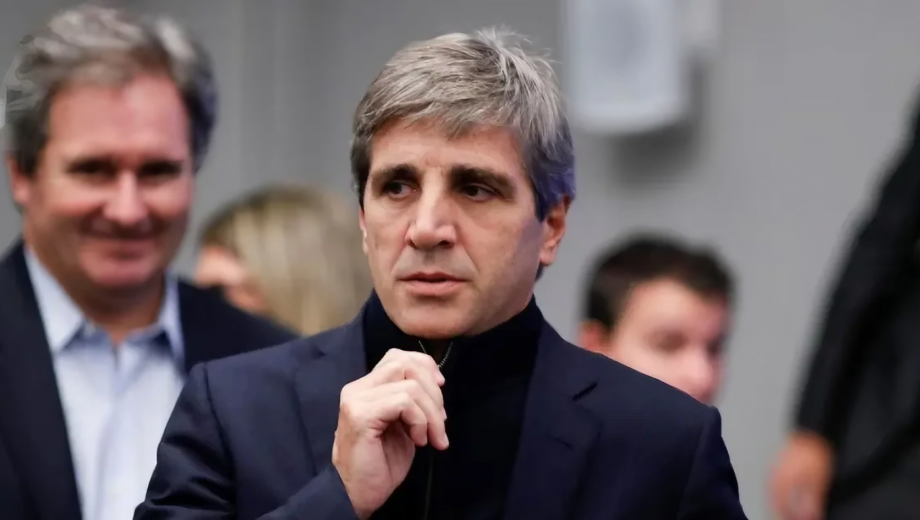 El ministro de Economía, Luis Caputo.