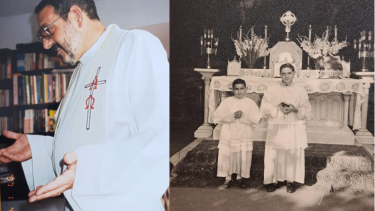 Párroco Carlos Alberto Calzado, padre de Neuquén