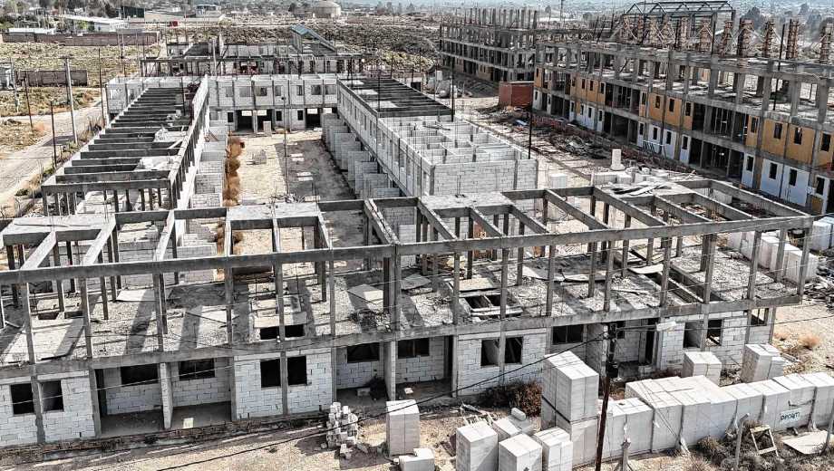 El complejo abandonado en la actualidad. Foto: Florencia Salto. 