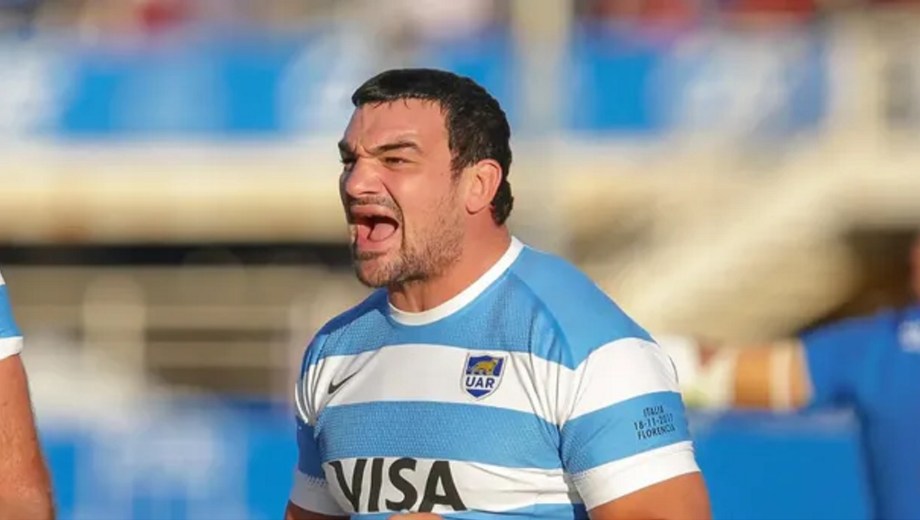 Agustín Creevy, el jugador con más presencias en la historia de Los Pumas.
