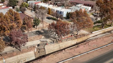 Replantearon la obra para evitar el anegamiento por lluvias en el centro de Cutral Co: $ 4.300 millones de presupuesto