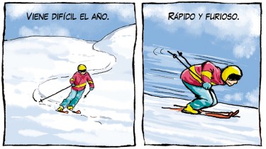 «Rápido y furioso», la tira de invierno, de Chelo Candia en el Voy