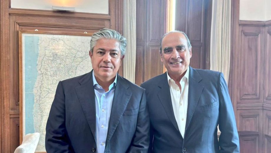 Rolando Figueroa se reúne con Guillermo Francos para reclamar una "deuda" de Nación con Neuquén. Foto: gentileza