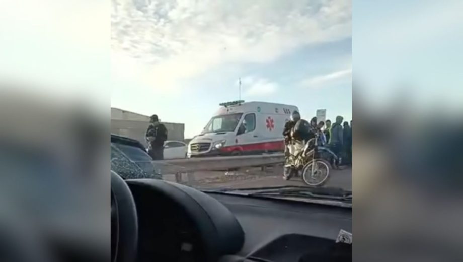 Transito complicado en la Ruta 7. Foto gentileza